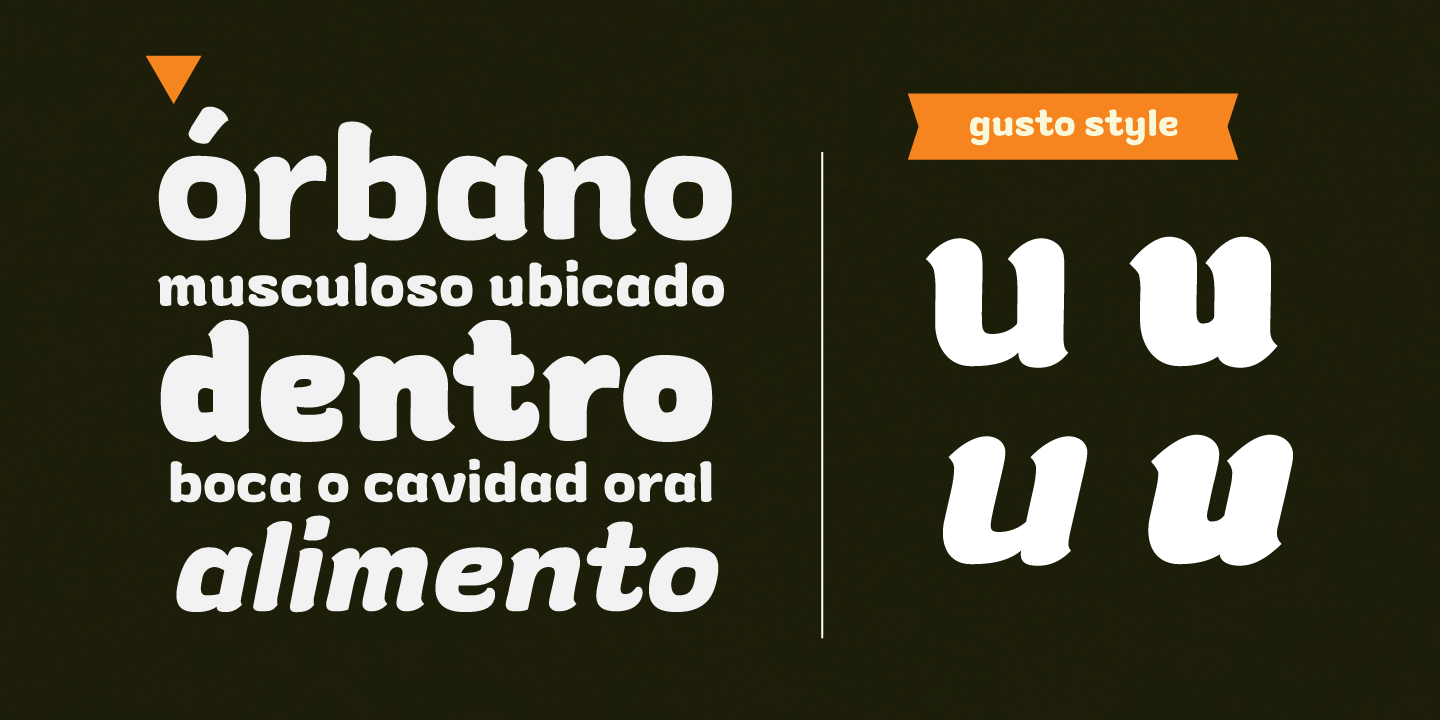 Example font Gusto #2